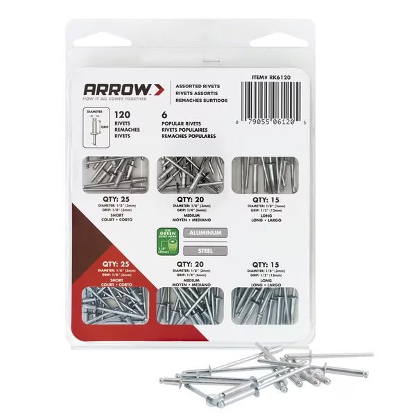 Rivet, 1/8